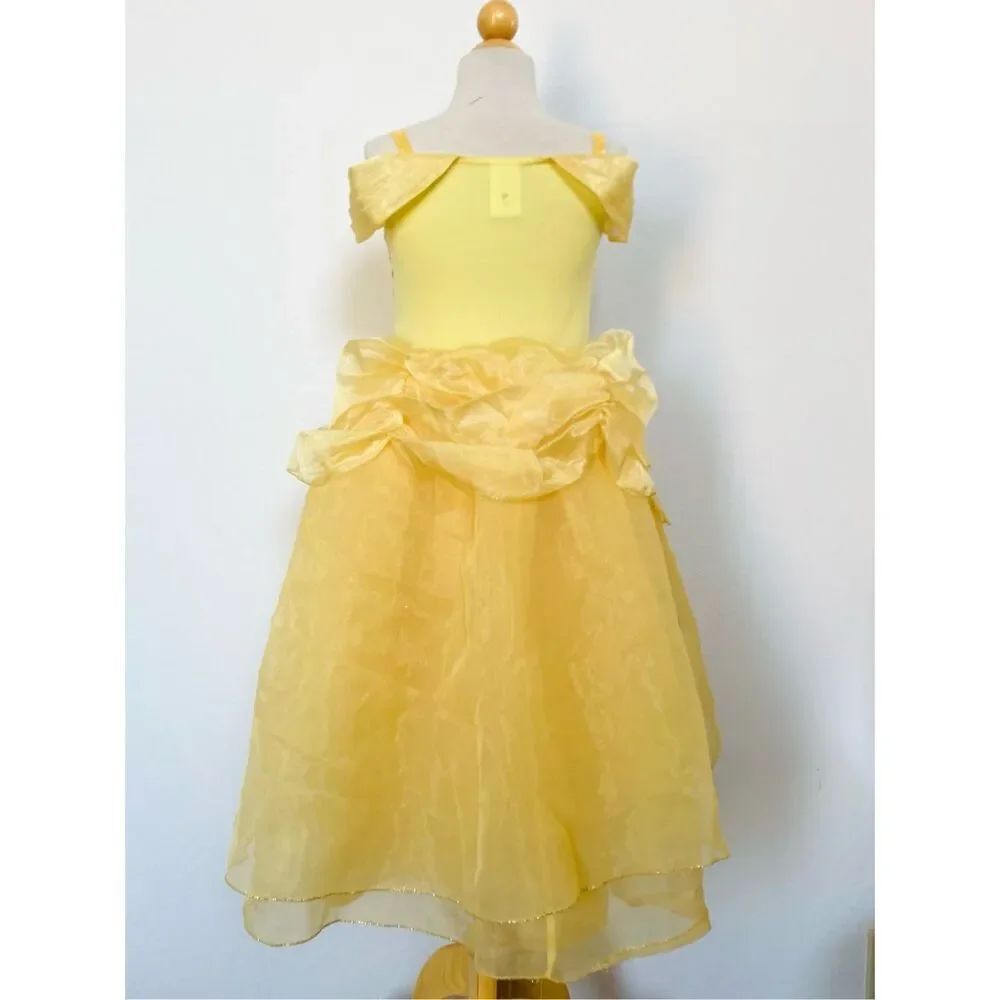 NEW Disney Store Kids Girls 7/8 Belle Costume - Picture 3 of 11